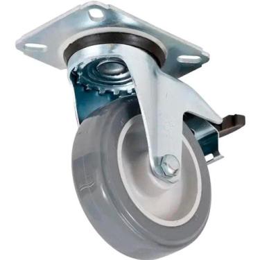 Imagem de Rodízio Giratório 41mm Com Freio Até 35Kg SCHIOPPA