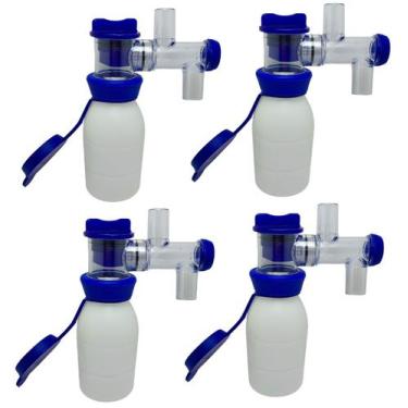 Imagem de  Kit 4 Uni. Tomador Coletor  Amostra De Leite P/ordenhadeira - BrMilk