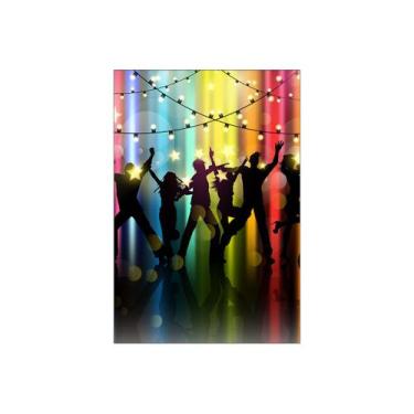 Imagem de Painel De Festa Vertical 1,50 x 2,20 - Anos 80 Balada 021 - Via Cores