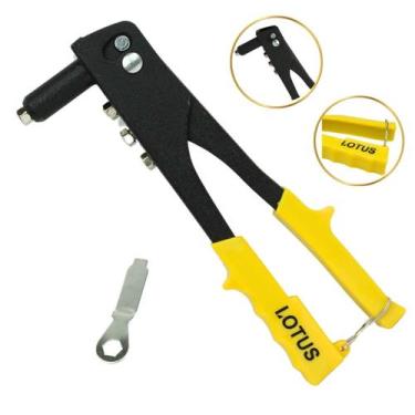 Imagem de Alicate Rebitador 4 Pontas 9,5 24cm para Rebites de 2.4 A 4.8 Lotus Fl