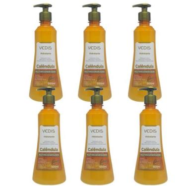 Imagem de Kit 6 Hidratante De Calêndula Multiregenerador 500Ml - Vedis