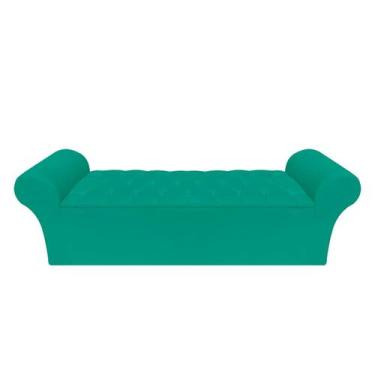 Imagem de Recamier Baú Calçadeira Chaise Quarto King 195cm Madrid - Mance Decor,