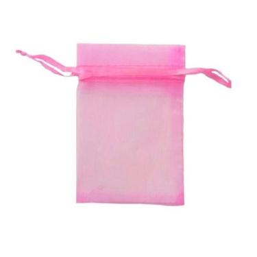 Imagem de Saco Saquinho Organza Tule Liso 26cm x 40cm Pct Com 10un - Sekich, ROS