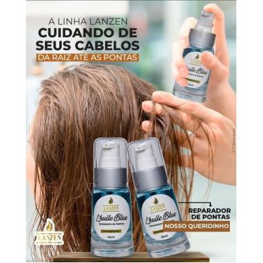 Imagem de Reparador de fios e pontas L'huile Blue 30ml Lanzen Hair