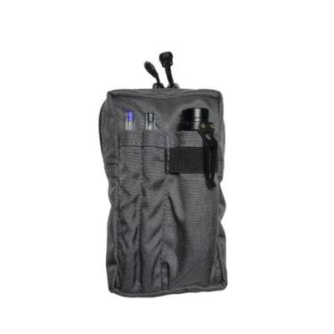 Imagem de Bolso Modular Com Porta Lanterna Para Colete E Cinto Cinza - Império T