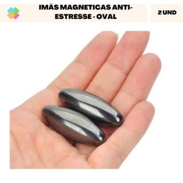 Imagem de Imãs Relaxante Anti-stress (2 Und) - Oval - YA Accessories