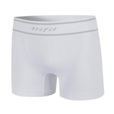 Imagem de Cueca Boxer Box Trifil 0643 Anatômica Sem Costura Poliamida, Branco, M
