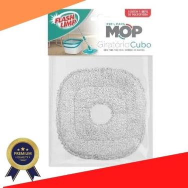 Imagem de Refil Para Mop Cubo Limpeza 600 Cinza Flash Limp