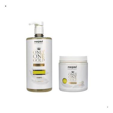 Imagem de Kit Profissional Coconut Shampoo 1l + Máscara 700g Macpaul