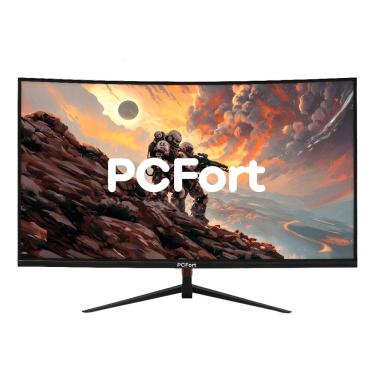 Imagem de Monitor Gamer Curvo PCFort U27F100 27&quot; 1ms 100Hz LED Full HD 100% sRGB HDMI VGA Preto