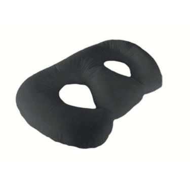 Imagem de Almofada De Amamentação Bebe Gêmeos Happy Line, Cinza