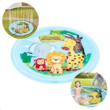 Imagem de Piscina Fonte Chafariz Infantil Jato De Água Tapete Verão 100cm  - DM 