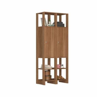 Imagem de Closet com 2 Portas com 2 prateleiras cada, e 6 nichos EY107-107 Linha