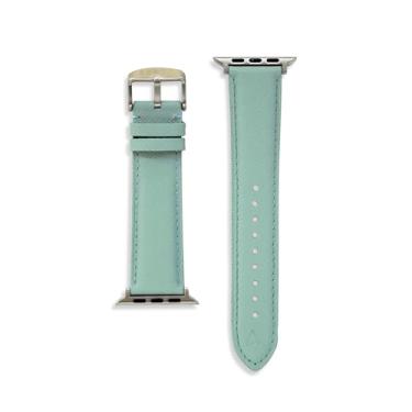 Imagem de ARMOR Pulseira de couro para Apple Watch, verde urano (38 mm/40 mm/41 mm/42 mm (série 10))