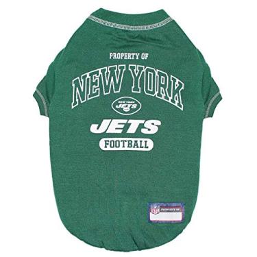 Imagem de CAMISETA PARA Cães e Gatos - NFL NEW YORK JETS Camiseta para Cães, GG. - Camiseta mais fofa para o verdadeiro filhote esportivo