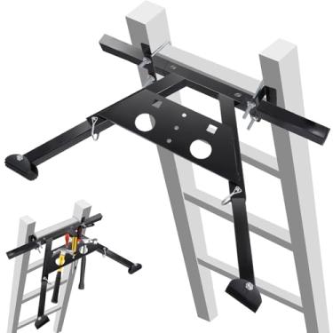 Imagem de Estabilizador de escada, estabilizador de escada de extensão para calha de telhado, suporte de suporte de escada de parede, acessório de escada de alumínio de nível de aviação estabilidade de