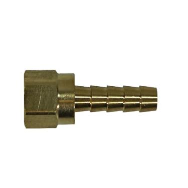 Imagem de Edge Industrial Mangueira 1/10.2 cm ID para 1/10.2 cm 45° SAE/37° JIC Dual SEAT Fêmea Flare Latão Conector Giratório Combustível/AIR/Água/Óleo/Gás/WOG (Quantidade 01)