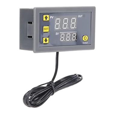 Imagem de Módulo de Controle de Temperatura Led Display Digital Abs Termostato 110-220v para Termostato de Geladeira