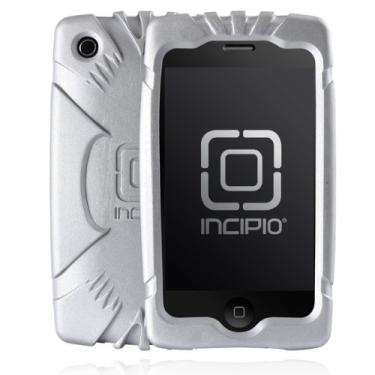 Imagem de Incipio Capa de silicone para iPhone 3G/3GS LAB Series Eagle dermaSHOT - Prata metálica