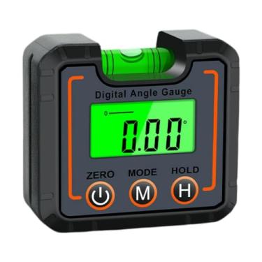 Imagem de IEUDNS Medidor de ângulo digital, caixa de nível de cubo, resistente, alto desempenho, localizadores de ângulo, transferidor de ângulo para carpintaria, com Luz de Fundo