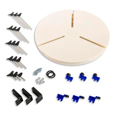 Imagem de Ferramenta de fixação para torno de cerâmica Giffin Grip Modelo 10, inclui hastes e peças deslizantes