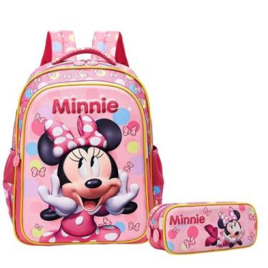 Imagem de Kit Mochila De Costas 16 E Estojo Minnie - Xeryus