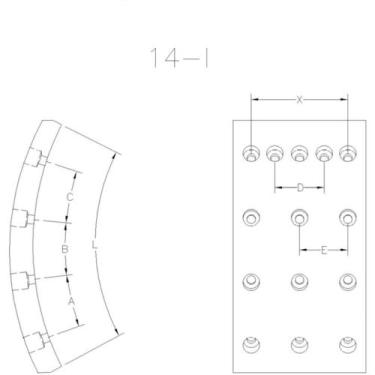 Imagem de Lona de freio Volvo Fh 460 2012 a 2022 LONAFLEX L-733
