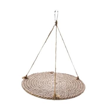 Imagem de Bothyi Réptil Hammock Sleeping Bed Supplies Supply Salbing Toy pendurado brinquedo barbudo brinquedo para lagarto Habitat Terrarium Tank Tank, 18.5x21cm