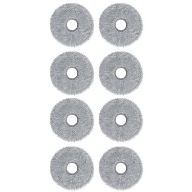 Imagem de HUAYUWA Kit de acessórios de aspirador de pó compatível com Dreame L20 Ultra / L30 Ultra / X20 Pro Plus, peças de reposição para aspirador de pó robô (8 panos de limpeza de panos de limpeza)