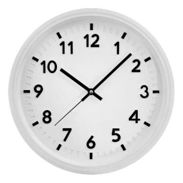 Imagem de Relógio De Parede Decorativo 30cm Analógico Redondo Moderno Decoração 