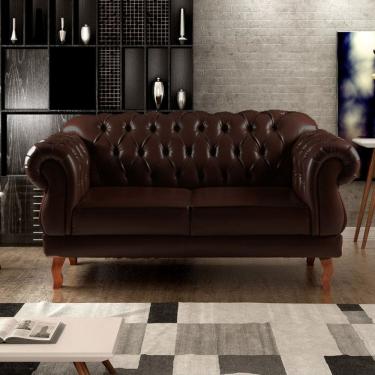 Imagem de Namoradeira Chest 2 Lugares Duque Courano 150cm Marrom