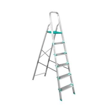 Imagem de Escada Doméstica Alumínio 6 Degraus ED6 - GIBAFER