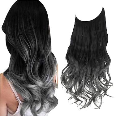 Imagem de Aplique de Cabelo Feminino Longo Alongamento Extensões para Mulheres (Modelo 09, 18 Polegadas (45 cm))