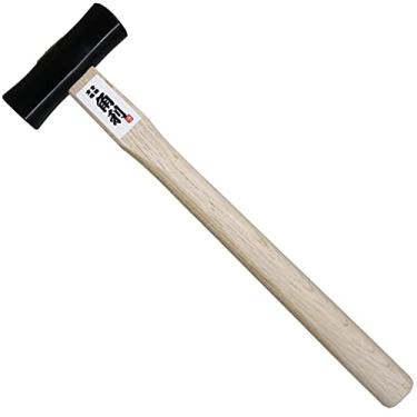 Imagem de KAKURI Martelo de cinzel 13 oz (375 g) Martelo de carpinteiro japonês para cinzel, avião, prego, cabeça redonda de aço carbono japonês resistente, preto, feito no Japão