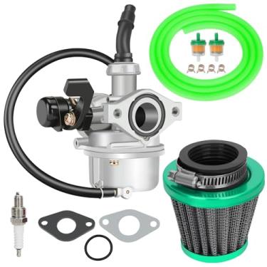 Imagem de YOXUFA Carburador PZ19 de 19 mm para refrigerador 125cc 110cc 50cc 70cc Apollo Baja ATV Pit Dirt Bike Kazuma Falcon TaoTao DB10 DB24 GK110 Chinese Quad 4 Wheel Parts Verde