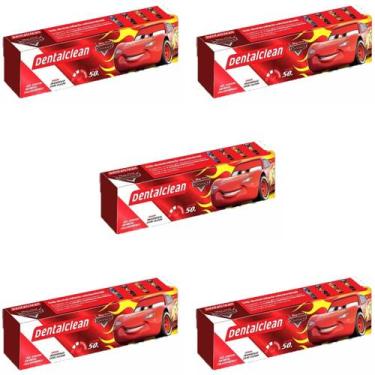 Imagem de 5x GEL DENTAL INFANTIL CARROS - MORANGO - 50G - DENTALCLEAN