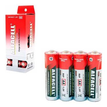 Imagem de Pilha Aa Alfacell Kit 4 Pilhas