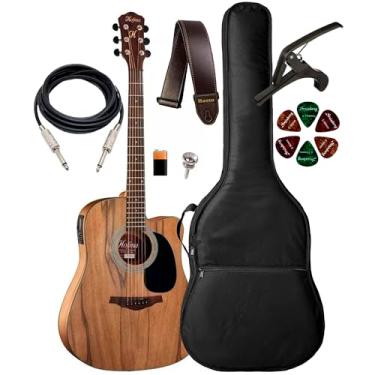 Imagem de Violão Elétrico Hofma Hmf 270 Stnt + Capa Luxo E Acessórios