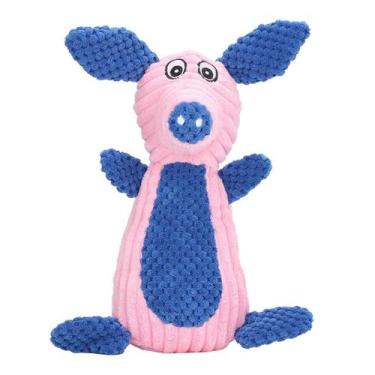 Imagem de Mordedor Pelucia Pet Cachorro Gato Cao Animais Dentiçao Brinquedo Com 