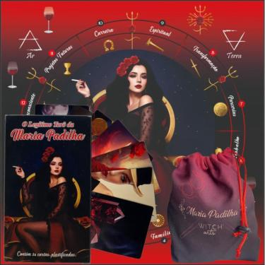 Imagem de Kit O Legítimo Taro Da Maria Padilha + Estojo + Toalha