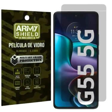 Imagem de Pelicula de Vidro 3D Para Moto G55 Full Cover Armyshield