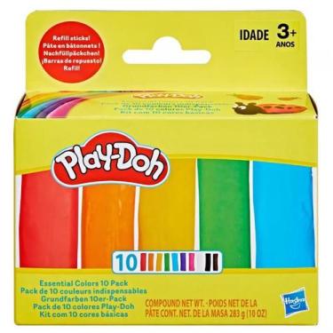Imagem de Massinha Play Doh Kit Com 10 Cores Básicas- Hasbro