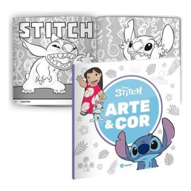 Imagem de Livro Infantil Colorir Arte E Cor Desenhos Stitch Disney De Culturama 