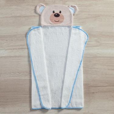 Imagem de Toalha Com Capuz De Banho 3d Para Bebe Menino - Miguel Baby, Ursinho