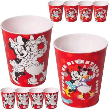 Imagem de Kit 10 Minnie Copo Festa Aniversario Infantil 320ml - Plasutil