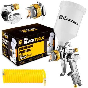 Imagem de Pistola De Pintura 1/4 Hvlp Gravidade 600ml + Mangueira de ar - THE BL