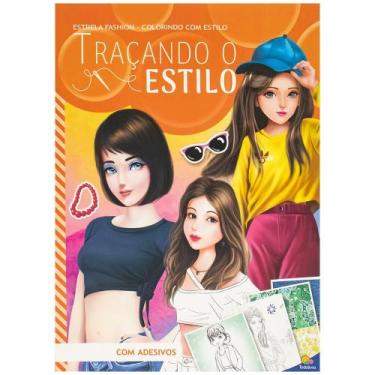 Imagem de Livro - Top Fashion - Colorindo com Estilo: Traçando o Estilo