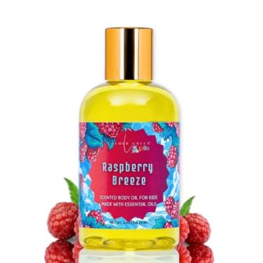 Imagem de LatherGreen Raspberry Breeze Óleo Corporal Infantil – Hidratação Natural com Aroma Suave de Framboesa, 4 onças