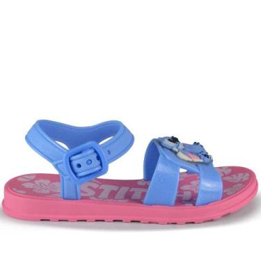 Imagem de Kit Sandália Infantil Grendene Feminina Stitch Pet Shop 25 23321, 31, 