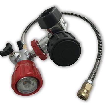 Imagem de Acecare Válvula PCP 30mpa 300bar estações de enchimento para tanque de ar PCP fibra de carbono rosca de ar comprimido M18 X 1,5